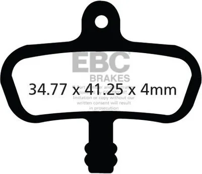 Produktbild von CFA440HH - Fahrradbremsbeläge (gebondet) von EBC Brakes