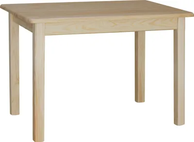 Obrázek produktu pro Stůl z masivního borovicového dřeva, lakovaný 130 x 70 cm