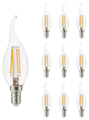 Produktbild von Kobi E14 LED Filamentlampe 4W 470lm 3000K 230V 10 Stück