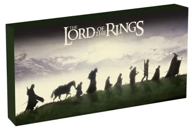 Produktbild von Pyramid Lord Of The Rings Led-dekorationsleinwand Durchsichtig  Durchsichtig One Size