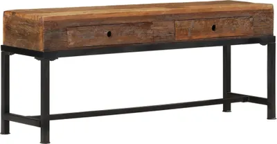 Immagine prodotto di The Living Store Mobile TV 110x30x46 cm in legno massiccio antico