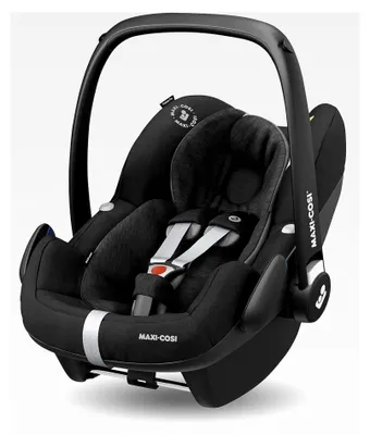 Produktbild von Pebble Pro i-Size Babyschale, Kindersitz für Neugeborene, von Geburt bis ca. 12 Monate, 45 bis 75 cm, Essential Black