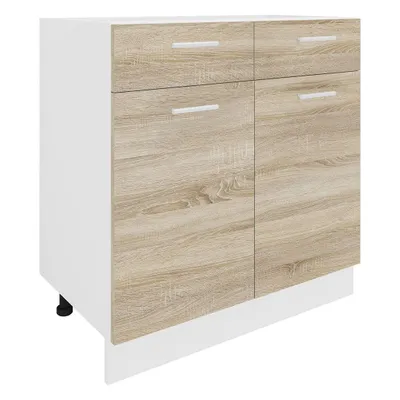 Zdjęcie produktu dla Szafka kuchenna | Wymiary ok. H. 82 x W. 80 x. T. 46 cm | Szafka z szufladą | Meble kuchenne – Esilo