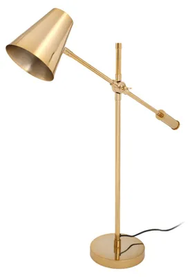Immagine prodotto di Lampada da tavolo Celeste in ottone dorato