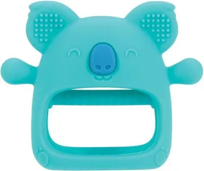 Image de Gant de Dentition Koala Nuby, Silicone, Bleu