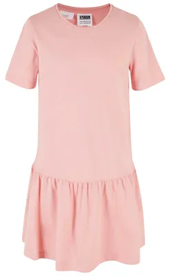 Produktbild von Urban Classics - "Valance" T-Shirt-Kleid für Mädchen TN642 (116) (Pink Lemonade)