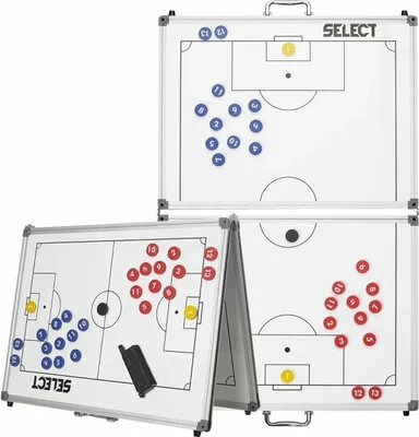 Productafbeelding van Select 60 X 90 CM Tactiekbord Plooibaar - Wit  | Maat: UNI
