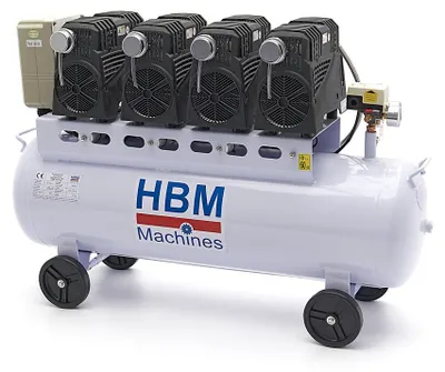 Produktbild von HBM 120-Liter-Geräuscharmer Kompressor – Modell 2