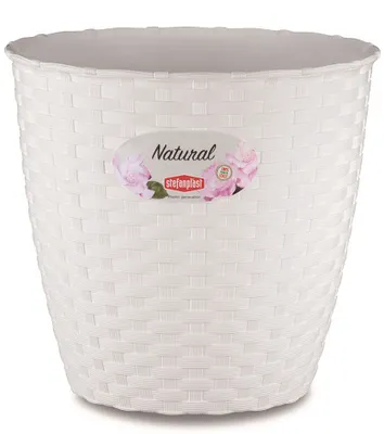 Produktbild von Blumentopf Stefanplast 73480 Kunststoff weiß