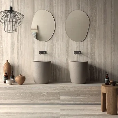 Immagine prodotto di CASA39 Gres porcellanato effetto legno Beige 120x120 cm La Faenza Cocoon