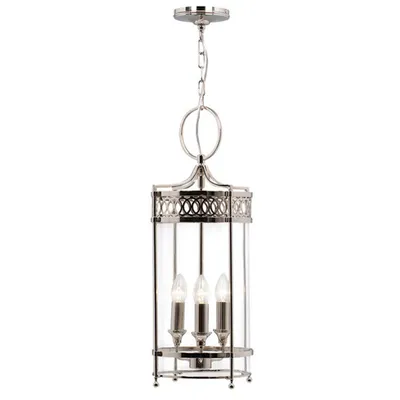 Zdjęcie produktu dla Lampa wisząca Guildhall polerowany nikiel 3xE14x60W metal wym:123x26x26cm IP20 Elstead