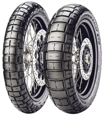 Productafbeelding van Pirelli motorband, type Scorpion Rally STR (110/80-14 TL, 53P, M+S markering, M/C, voorband)