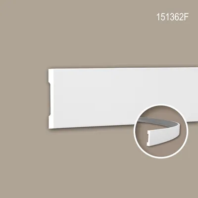 Produktbild von PROFHOME 151362F flexible Wand- und Friesleiste Stuckleiste Zierleiste 2 m