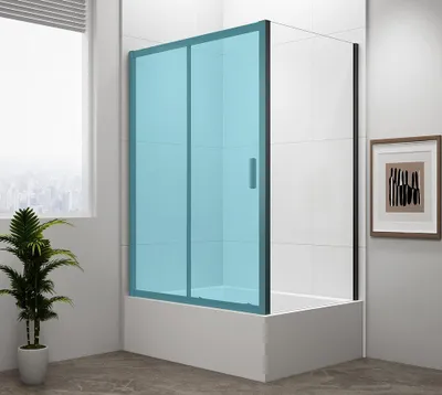 Obrázok produktu pre Polysan DEEP BLACK, bočná stena, 900 x 1650 mm, priehľadné sklo