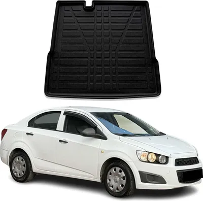 Zdjęcie produktu dla Gumowa wkładka do bagażnika Chevrolet Aveo 2012-2024 notchback TPE