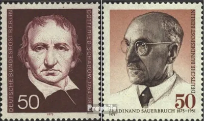 Produktbild von Briefmarken Berlin (West) 1975 Mi 482,492 (kompl.Ausgaben) postfrisch Schadow