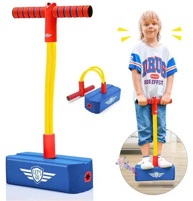 Produktbild von Hüpfstab Sprungstab Pogo-Stick - Mit Geräuschgenerator - Gummi - für 3-12 Jahre