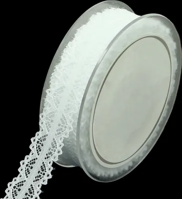 Produktbild von Weißes Spitzenband 26mmx20m für Hochzeit Deko & Nähen