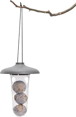 Productafbeelding van PLASTIA Voerautomaat Robin 3-in-1, antraciet