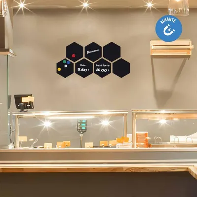 Image de DIMEXACT - Sticker ardoise hexagones