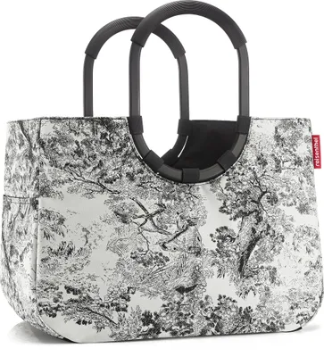 Zdjęcie produktu dla Reisenthel loopshopper L, Torba na zakupy, Szary, Aluminium, Wzór, Wzór w kropki, 25 l