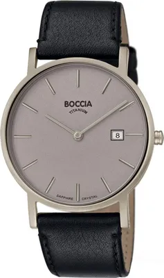 Obrázek produktu pro Boccia 3637-01 Men's Watch Titanium Watch
