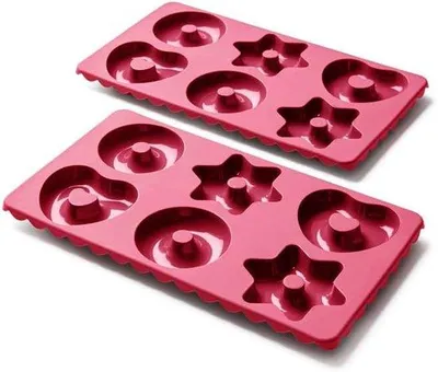 Productafbeelding van Coolinato pepernoot-bakvormen van hittebestendig platinasilicone tot 230 °C