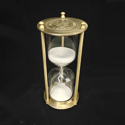 Image de Solidchoice - Minuteur Zandlek - Décoration vintage pour bureau avec du sable