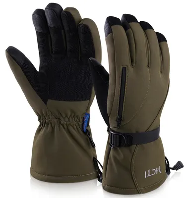 Imagen del producto de Omgoods: Guantes de invierno impermeables para esquiar, cálidos y resistentes al viento