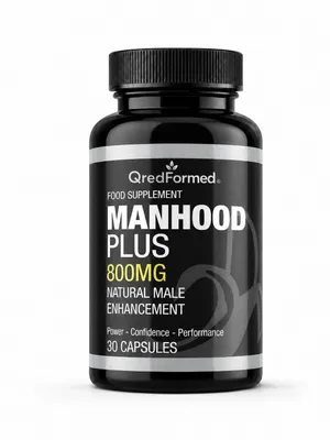 Immagine prodotto di MANHOOD PLUS – Integratore botanico per il benessere maschile – 30 capsule, Immagine generata dall'IA