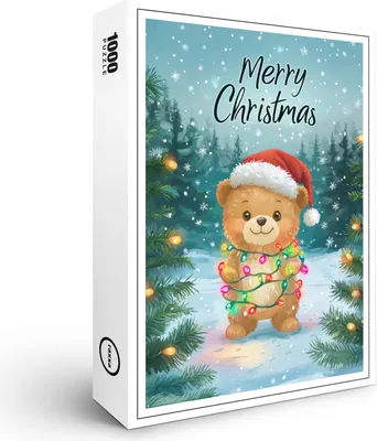 Image de puzzle premium raxxa "Ours de Noël", 1000 pièces