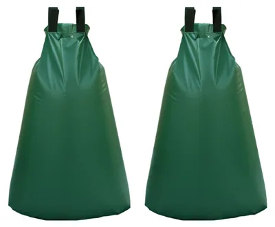 Baumbewässerungsbeutel 20 Gallonen, PVC, 2 Stück, wiederverwendbar