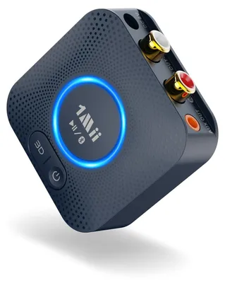 Zdjęcie produktu dla Odbiornik Bluetooth 5.3 z wyjściem 3,5 mm AUX/RCA, bezprzewodowe audio do systemów HiFi