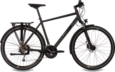 Produktbild von Airtracks Herren Trekking Fahrrad 28 Zoll TR.2855 Deore 27 Gang M592 SGS Schwarz 60cm für Körpergröße 185-195cm
