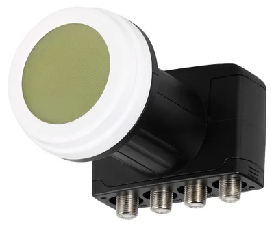 Produktbild von ViVanco™Premium-Universal-Quad-LNB - Schwarz, Quad LNB, 40 mm, 1 Stück(e)