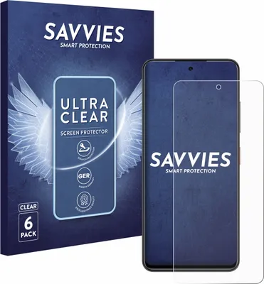 Produktbild von 6x Für Nubia Focus 5G Schutzfolie Savvies Displayschutz Display Schutz Folie Klar Transparent