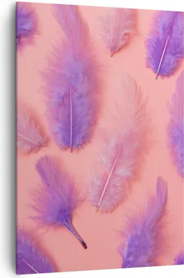Produktbild von Bild auf Leinwand - Leinwandbild - Einteilig - Vogel Feder Farbe Komposition - 70x100cm - Wand Bild - Wandbilder - Leinwanddruck - Wanddekoration - Leinwand bilder - Wandbild - PA70x100-2922