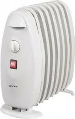 Produktbild von Grunkel RACP-80D, Öl-Heizlüfter, Drinnen, Flur, Weiß, Tasten, Drehregler, 800 W
