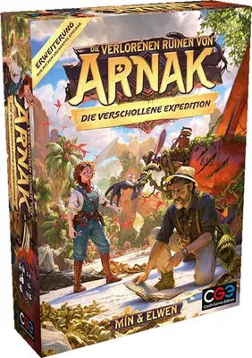 Imagen del producto de Asmodee: Las Ruinas Perdidas de Arnak: La Expedición Desaparecida, expansión del juego de cartas, a partir de 12 años, 30 minutos