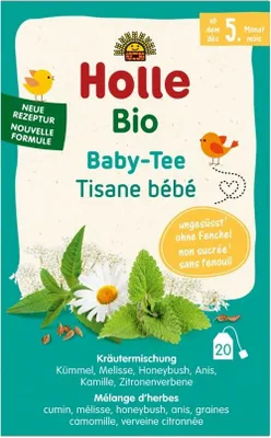 Zdjęcie produktu dla HERBATKA ZIOŁOWA BEZGLUTENOWA OD 5 MIESIĄCA(20 x 1,5 g) 30 g - HOLLE