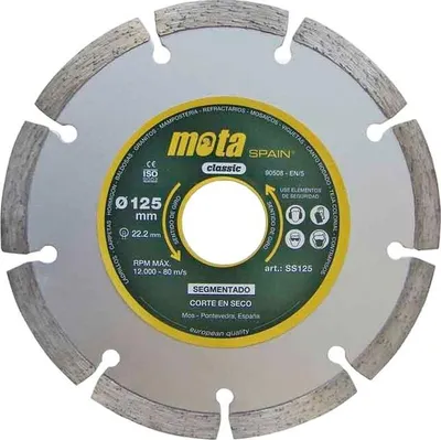 Immagine prodotto di Disco diamantato a segmenti ø125mm ss125 mota