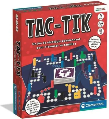 Produktbild von Clementoni Tac-Tik, Brettspiel, Strategie, 8 Jahr(e), 45 min, Familienspiel