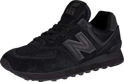 Produktbild von New Balance 574 Core Wildleder-Trainer, Schwarz 40 EU