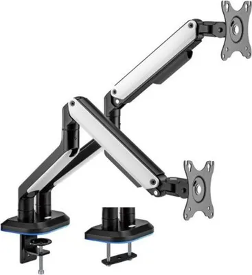 Zdjęcie produktu dla AISENS DT32TSR-297, Zaciskowy/przelotowy, 18 kg, 43,2 cm (17"), 81,3 cm (32"), 100 x 100 mm, Czarny, Biały