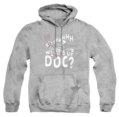 Obrázek produktu pro Looney Tunes – Mikina s kapucí "What's Up Doc" pro muže/ženy, uni model TV38001 (XXL) (Sportovní barva heather)