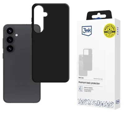 Image de Étui mat 3mk pour Samsung Galaxy S25 - noir