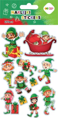 Produktbild von Naklejki Elfs z efektem holograficznym 10x20 cm