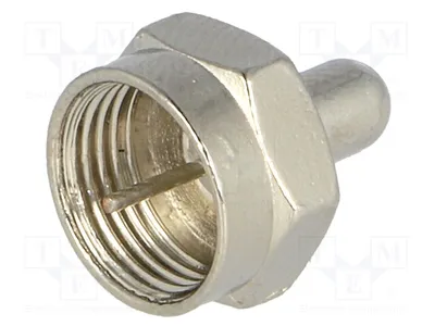 Image de 2 connecteurs mâles F 75Ω FF20L, type F