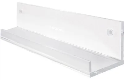 Zdjęcie produktu dla Elzusha - Akrylowa półka ścienna o wymiarach 50 cm, idealna do dekoracji