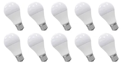 Productafbeelding van Spectrum LED Peerlamp A60 E27 Mat - 11W 1050lm 4000K - Neutraalwit Dimbaar - Vervangt 75W - 10 stuks